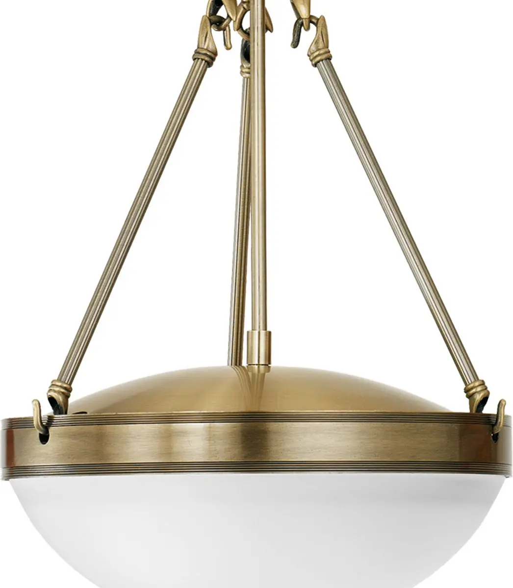 Eglo Savoy Hanglamp 5 Lichts - Ø310mm - Brons/Wit