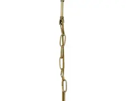 Eglo Savoy Hanglamp 5 Lichts - Ø310mm - Brons/Wit
