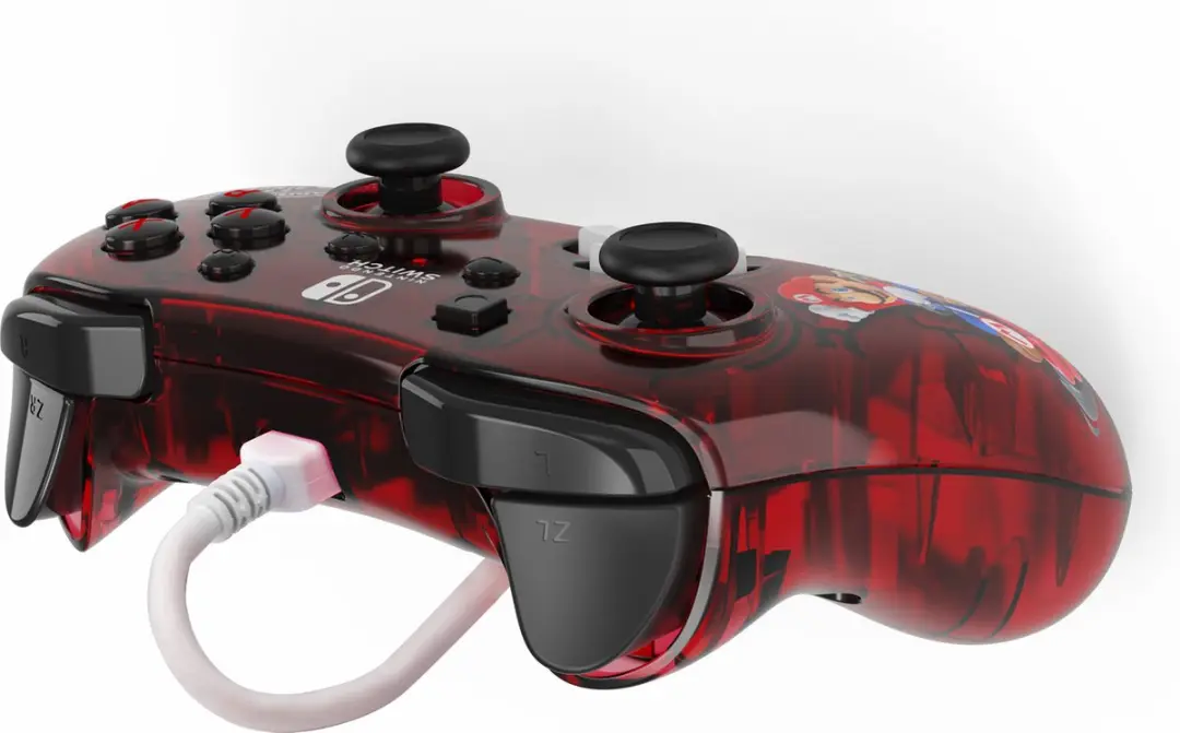 PDP Rock Candy Bedrade Controller Nintendo Switch Mario Kart - Mario Rood - 500-181-MAKT
