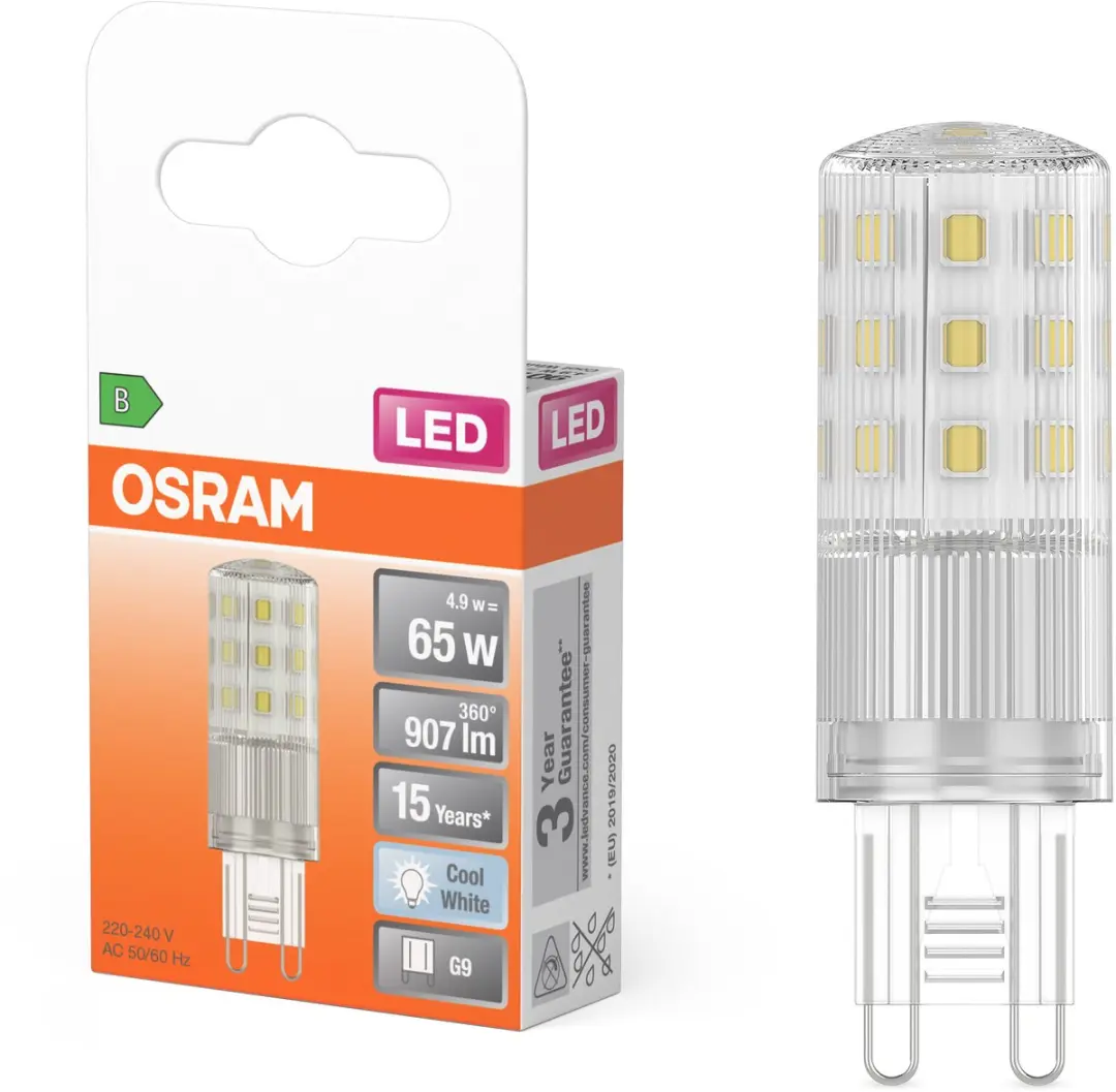 Osram LED G9 4,9W 907lm Koel wit - 1 Stuk