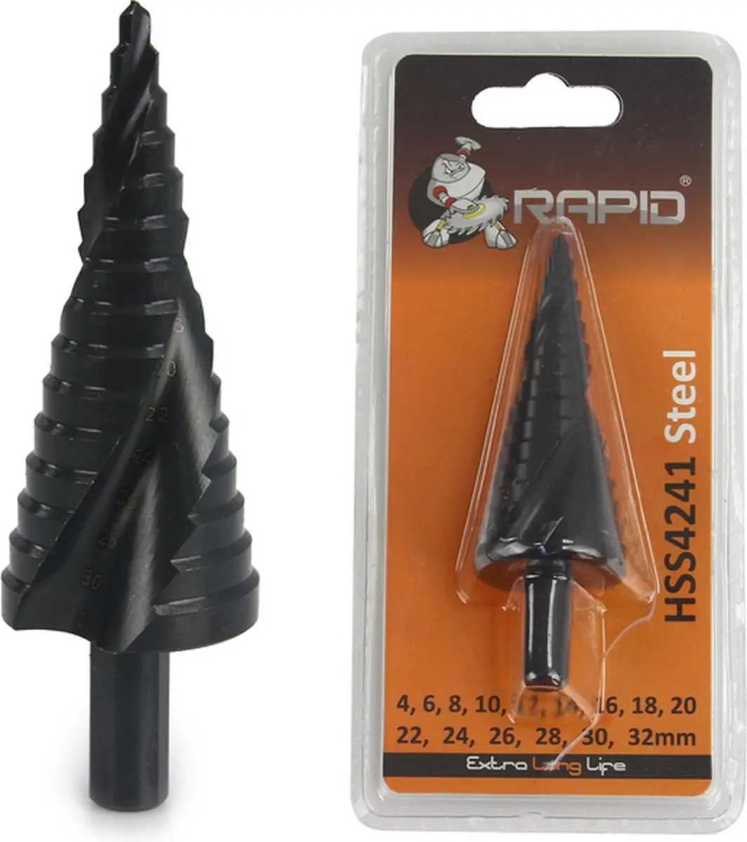 Rapid Stappenboor 4-32mm HSS 4241
