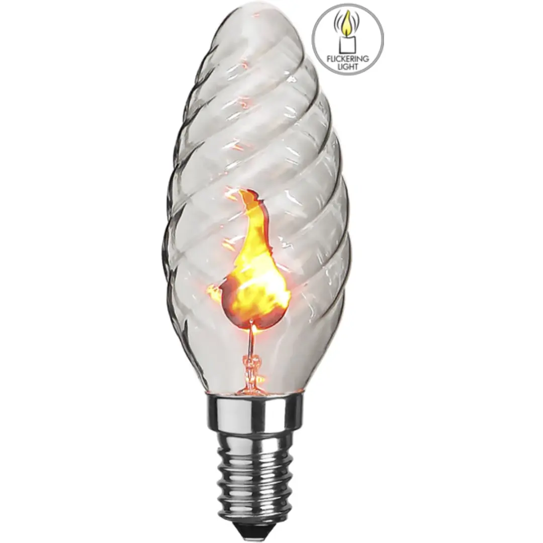 Star Trading Kaarslamp Barokstijl E14 3W Warm Wit