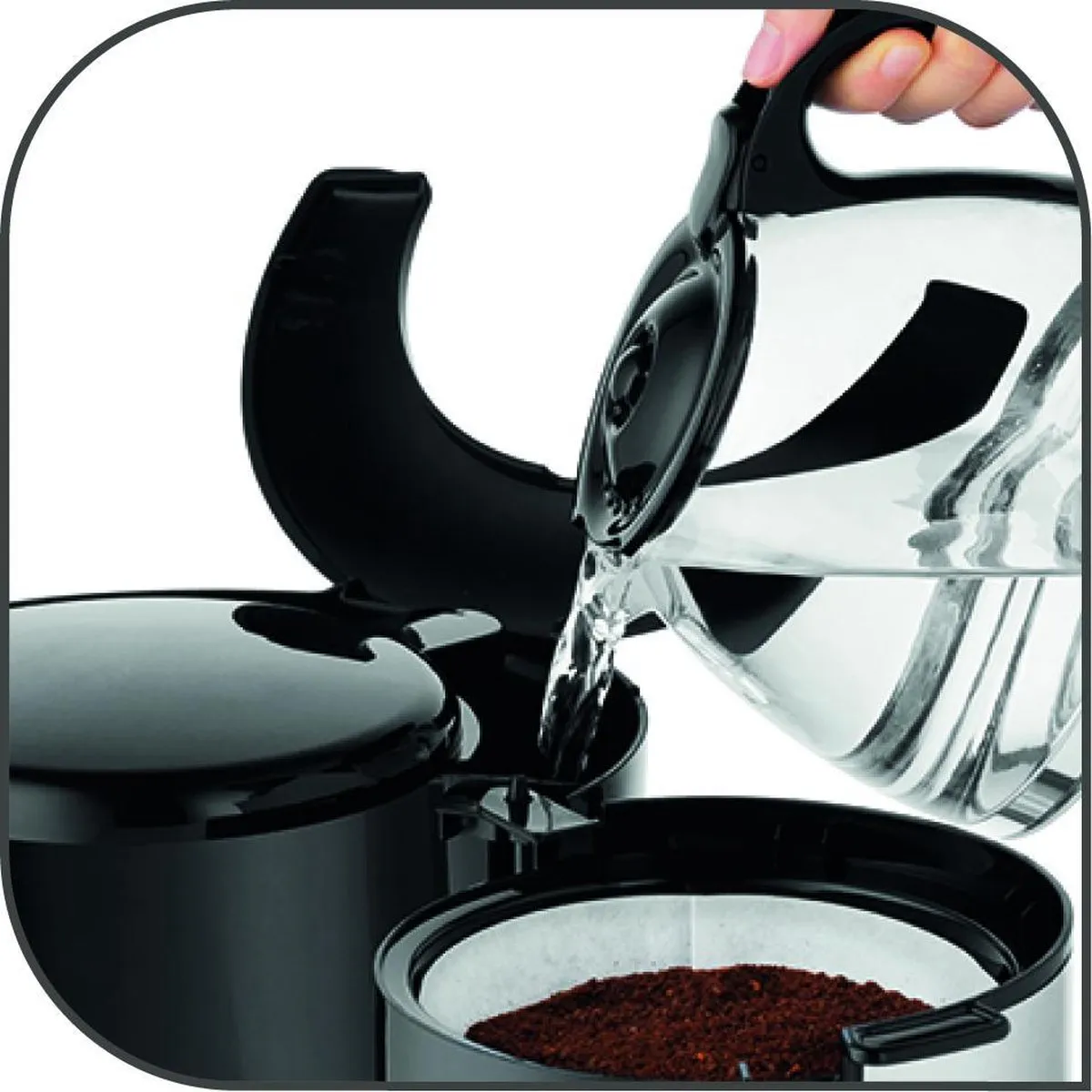 Tefal Subito CM3608 Filterkoffiezetapparaat 15 Koppen - Zwart