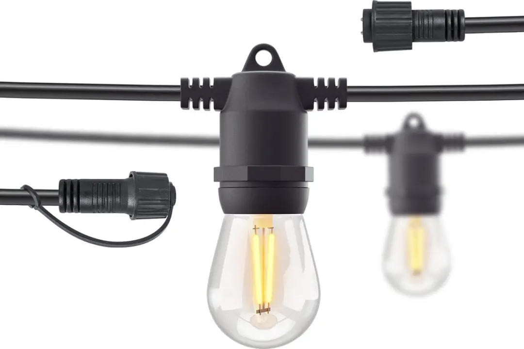 Hombli Lichtsnoer Buiten Uitbreiding 5m - 10x Warm Wit 2700K - IP65