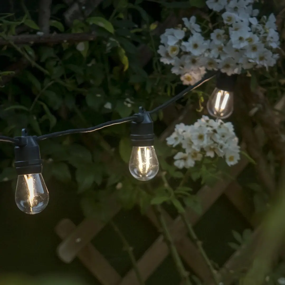 Hombli Lichtsnoer Buiten Uitbreiding 5m - 10x Warm Wit 2700K - IP65