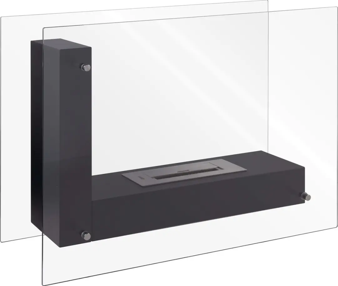 Qlima FFB 8060 Bio Ethanol Tafelhaard 1350W - Zwart