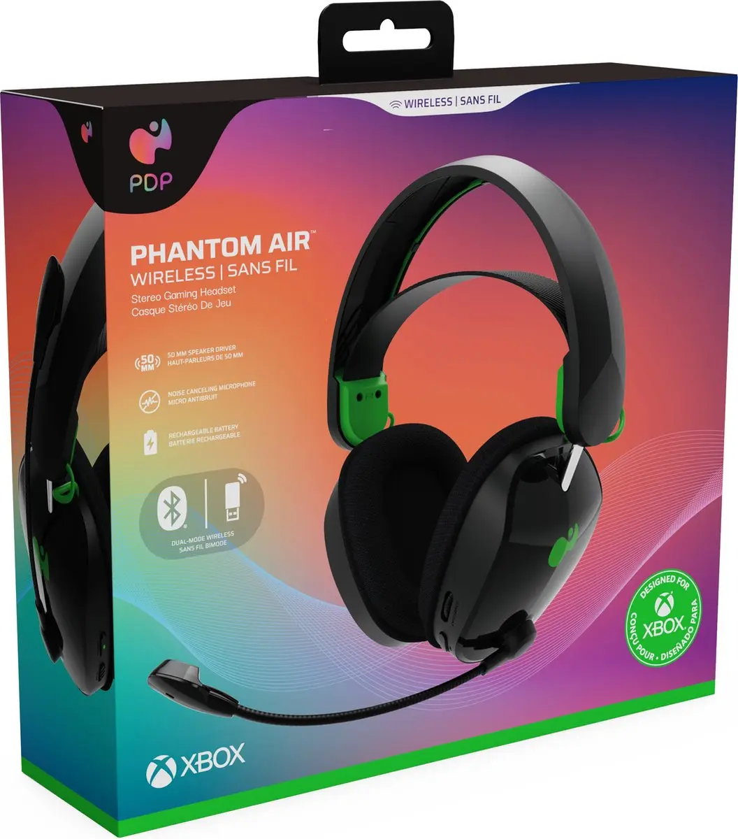 PDP Gaming Phantom Draadloze Headset 049-038-BK - Xbox Series X