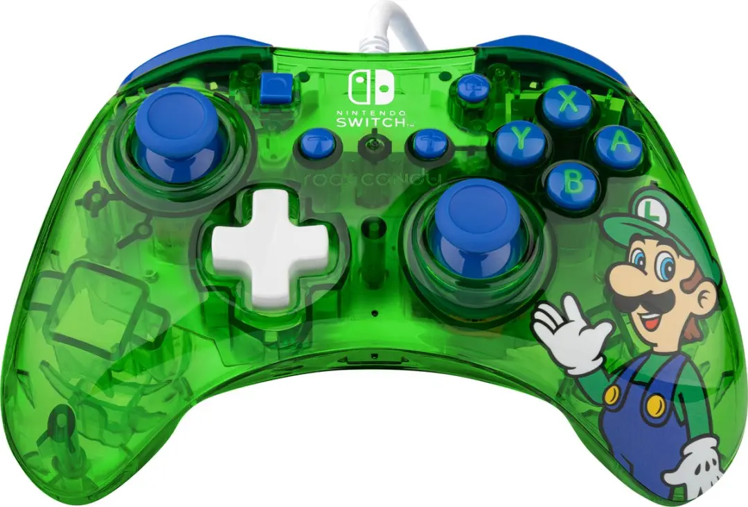 PDP Rock Candy Bedrade Controller Luigi Lime - Nintendo Switch