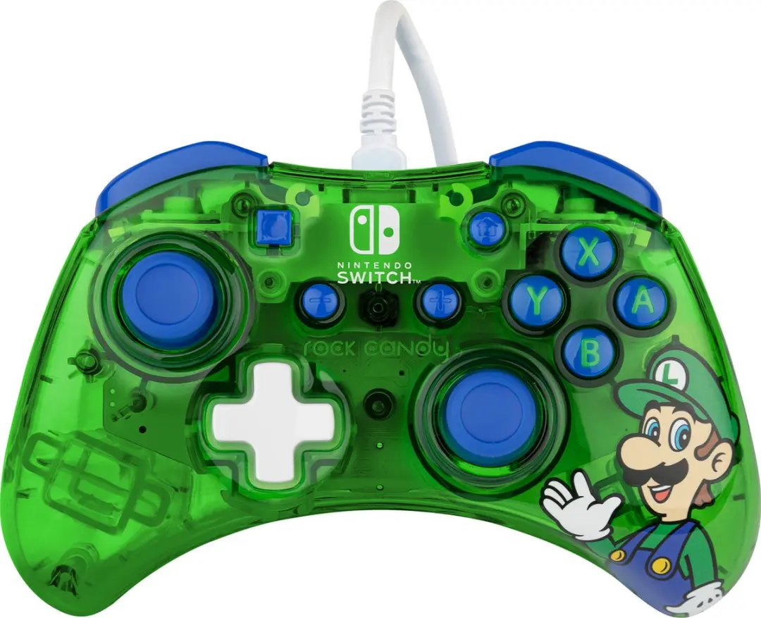 PDP Rock Candy Bedrade Controller Luigi Lime