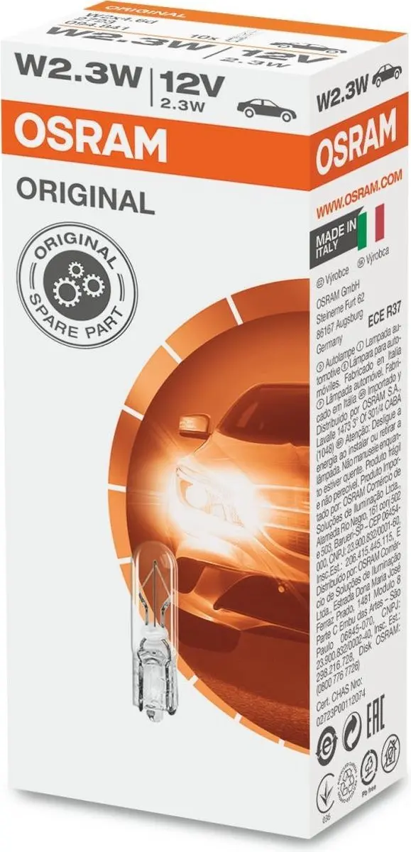 Osram 24V 1,2W Automotive Lamp - Helder