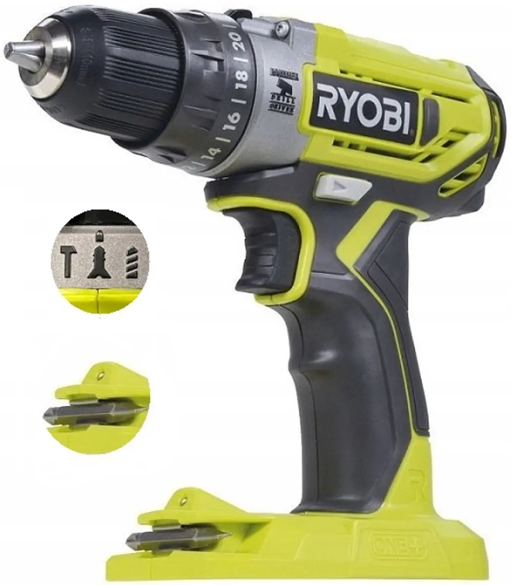 Ryobi ONE+ R18PD3-0 Klopboormachine 18V - 2 Snelheden