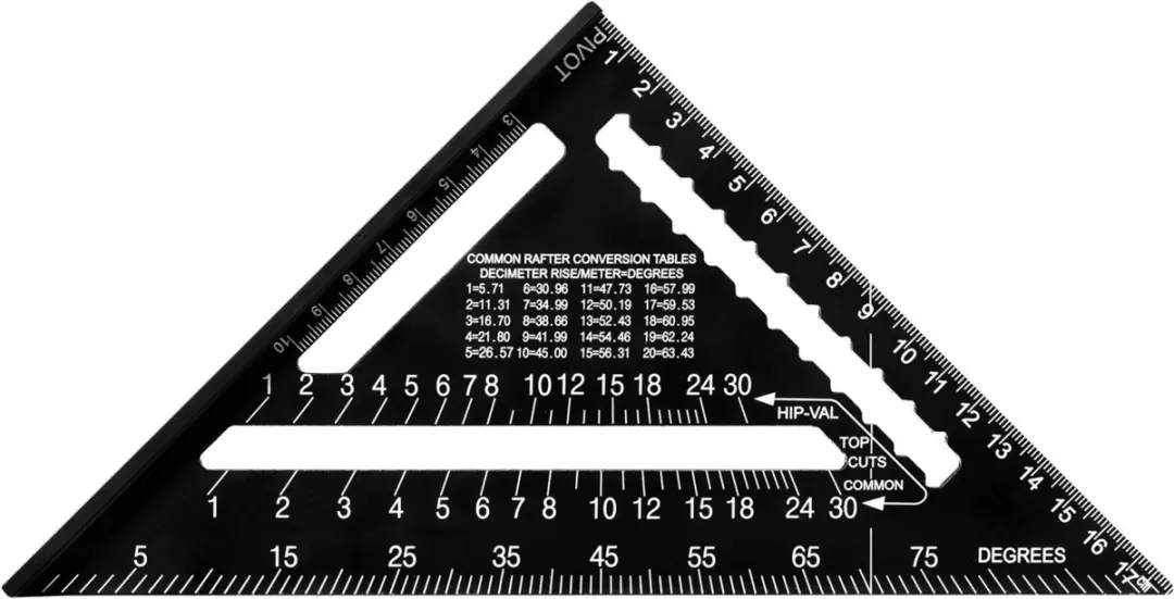 Sola RS18 Metrische Winkelhaak 18cm - Zwart