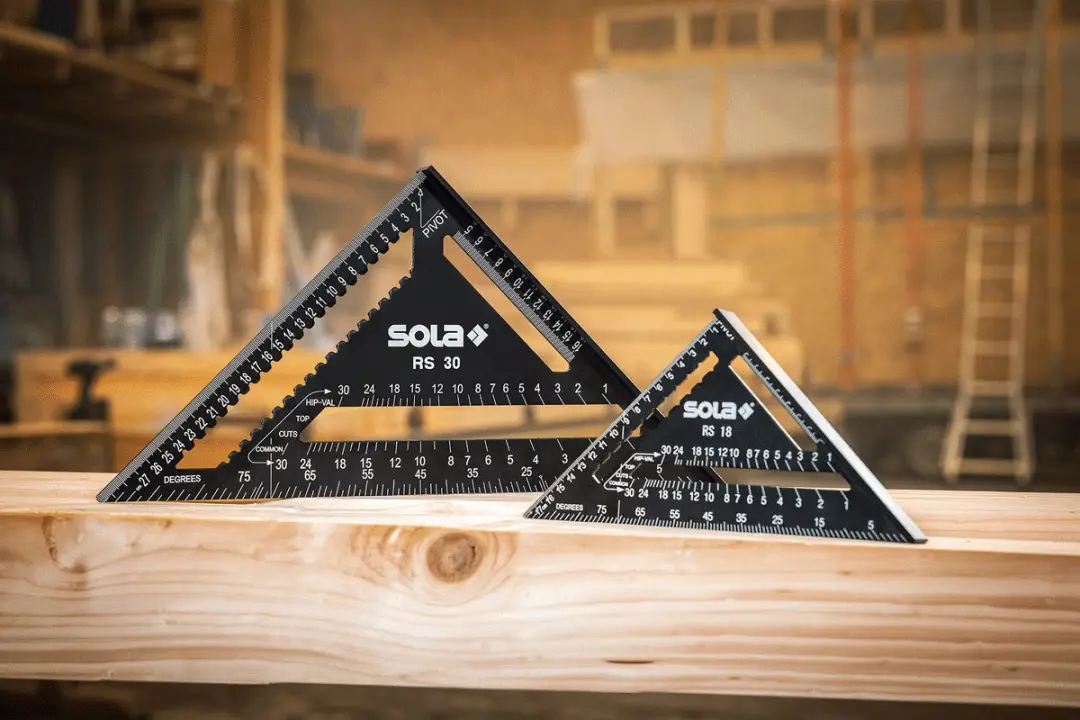 Sola RS18 Metrische Winkelhaak 18cm - Zwart