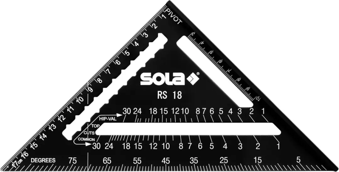 Sola RS18 Metrische Winkelhaak 18cm