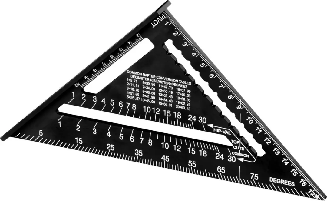 Sola RS18 Metrische Winkelhaak 18cm - Zwart