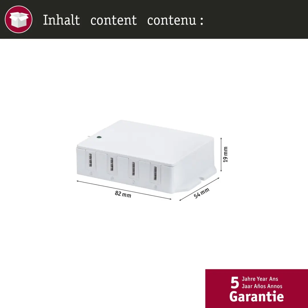Paulmann Clever Connect Connection Box Zigbee 3.0 - Wit - afbeelding 6 van 6