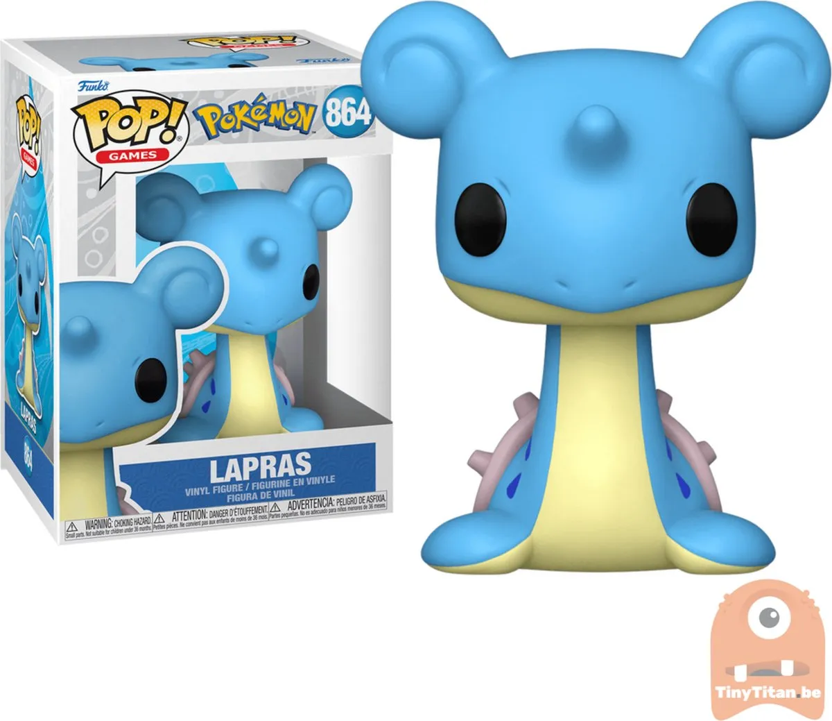 Funko Pop Games Pokémon Lapras #864 - Multi - afbeelding 6 van 6