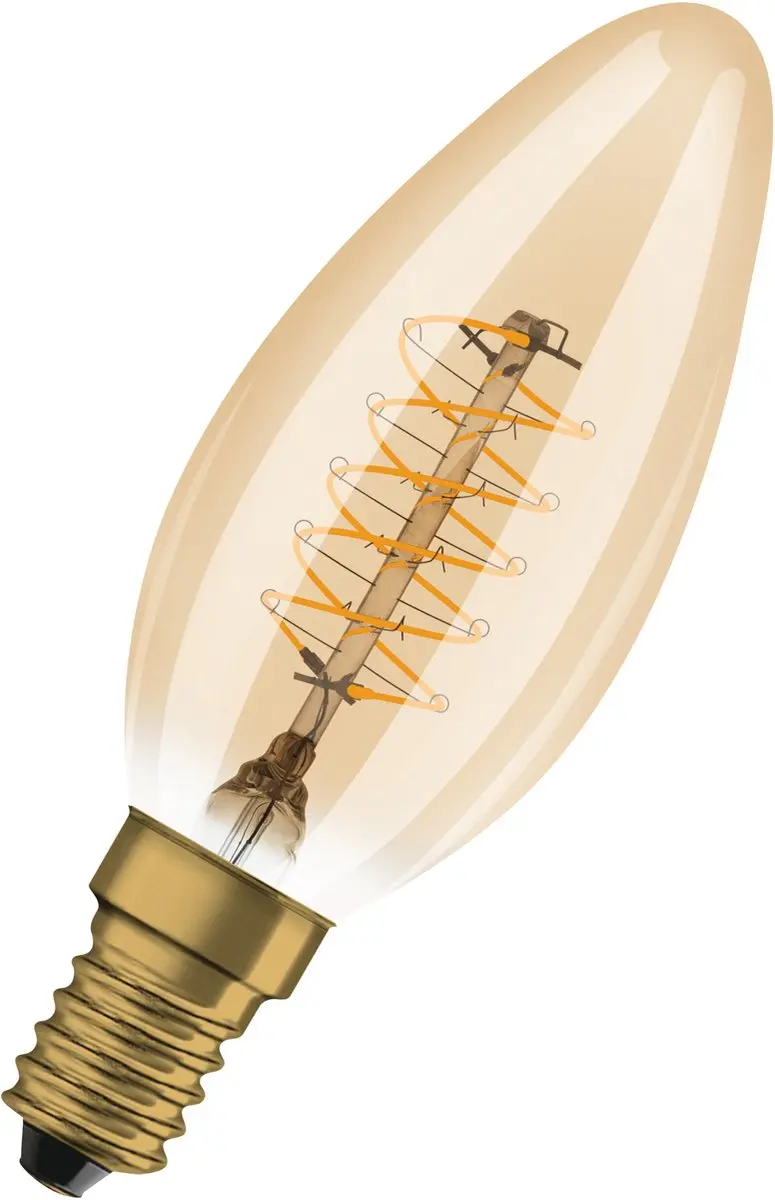 Osram Vintage 1906 LED Classic A,B,P Slim Filament Dimbare