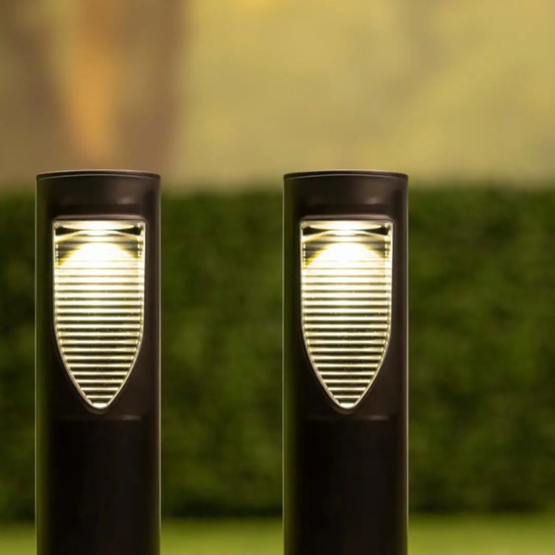 Grundig Solar Tuinlamp Warm Wit IP44 - Zwart