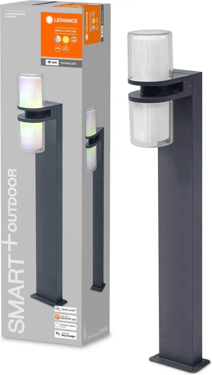 LEDVANCE SMART+ UP DOWN FLARE MULTICOLOR Tuinarmatuur - 14W - IP44