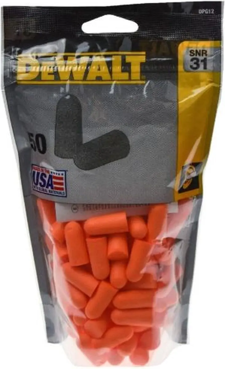 DeWalt DPG12 Oordoppen - SNR 31 - 50 Paar - Oranje