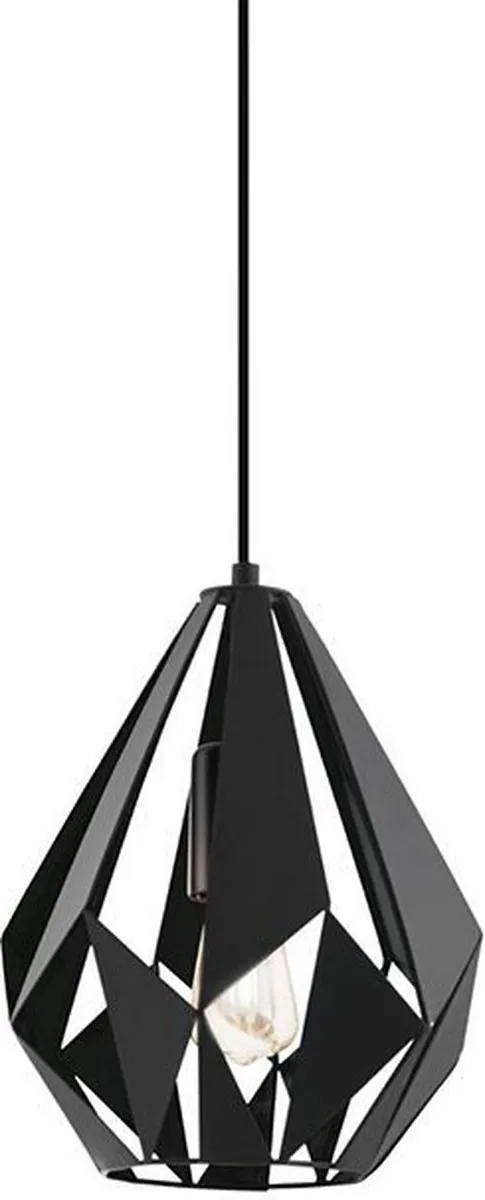Eglo Carlton 5 Hanglamp Ø20,5cm - Zwart