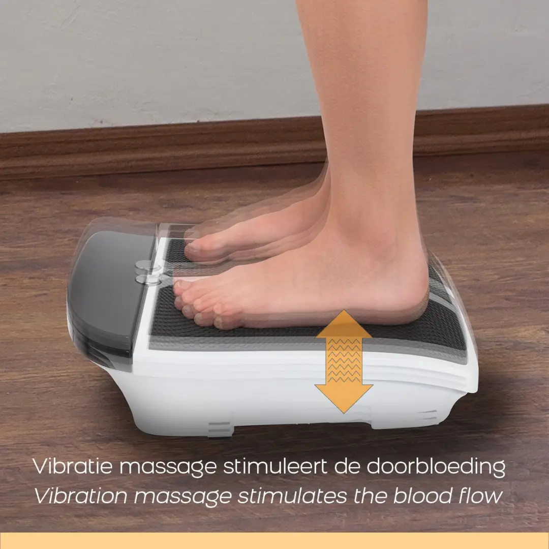 BioEnergiser Vibration Leg Trainer - Beenmassageapparaat 60W - Wit - afbeelding 6 van 6