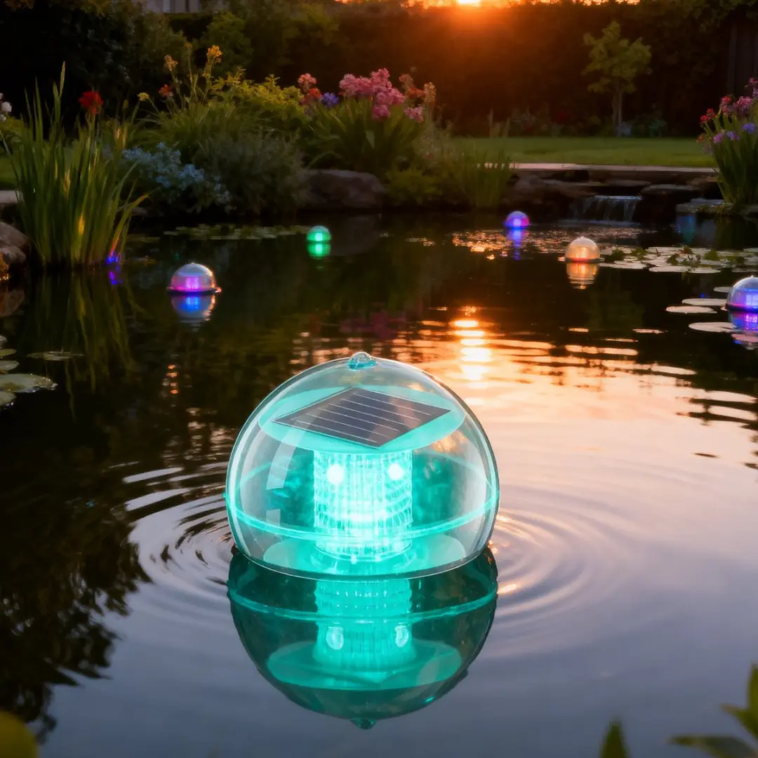 Grundig Solar Drijvende Tuinlamp - Multicolor - IP44