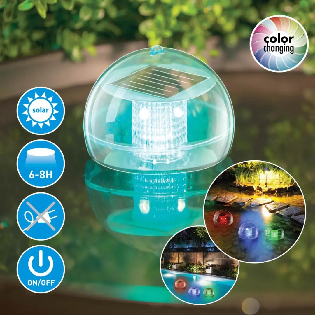Grundig Solar Drijvende Tuinlamp