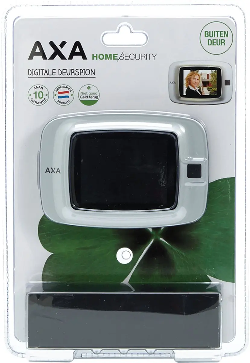 AXA DDS1 Deurspion - 105° Zicht - 3,2 inch LCD - Zilver - afbeelding 6 van 6