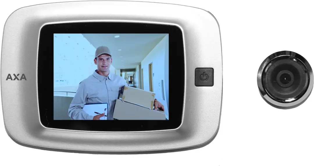 AXA DDS1 Deurspion - 105° Zicht - 3,2 inch LCD - Zilver