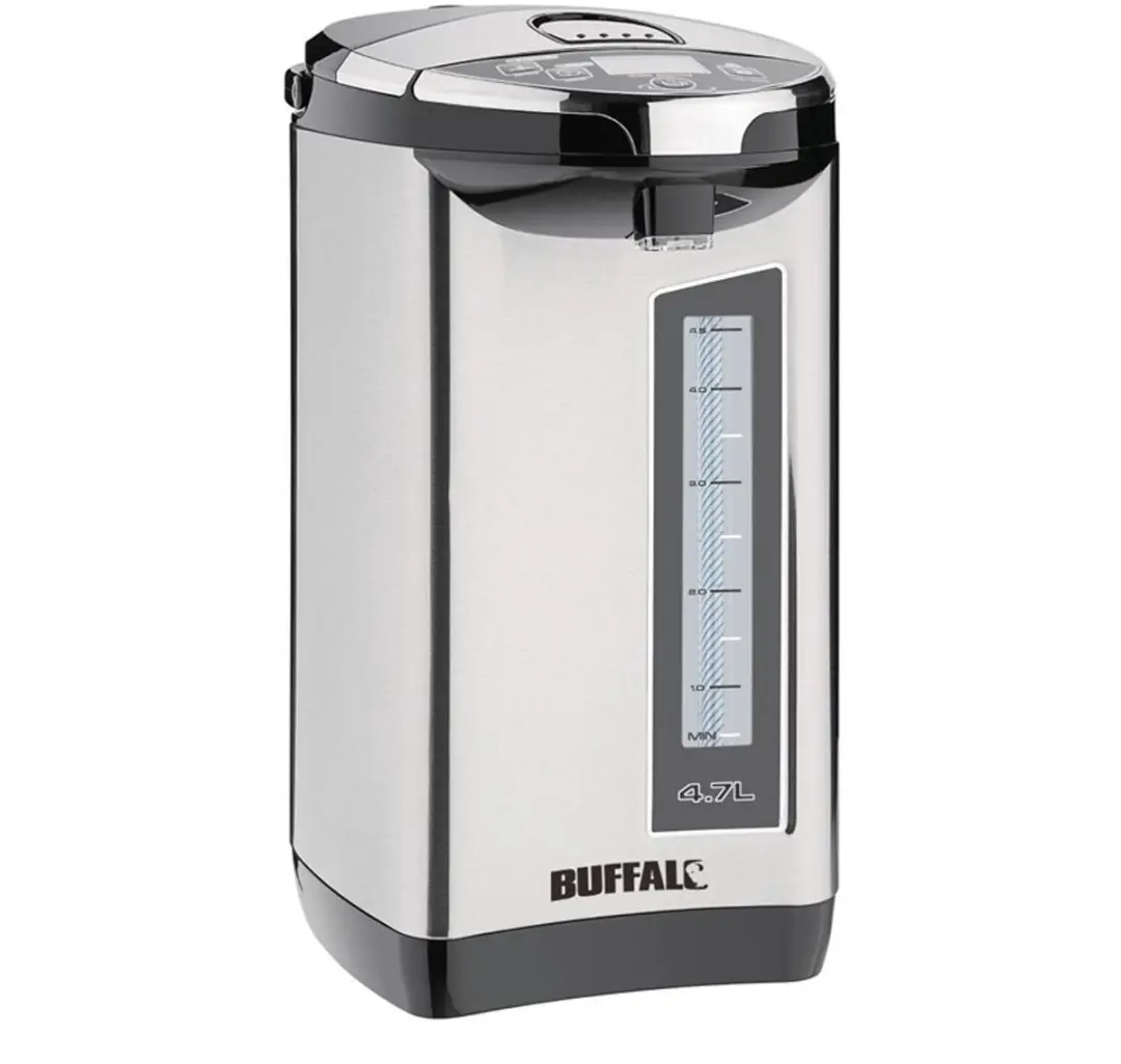 Buffalo HE154 Heetwaterdispenser 4,7L - Zilver - afbeelding 6 van 6