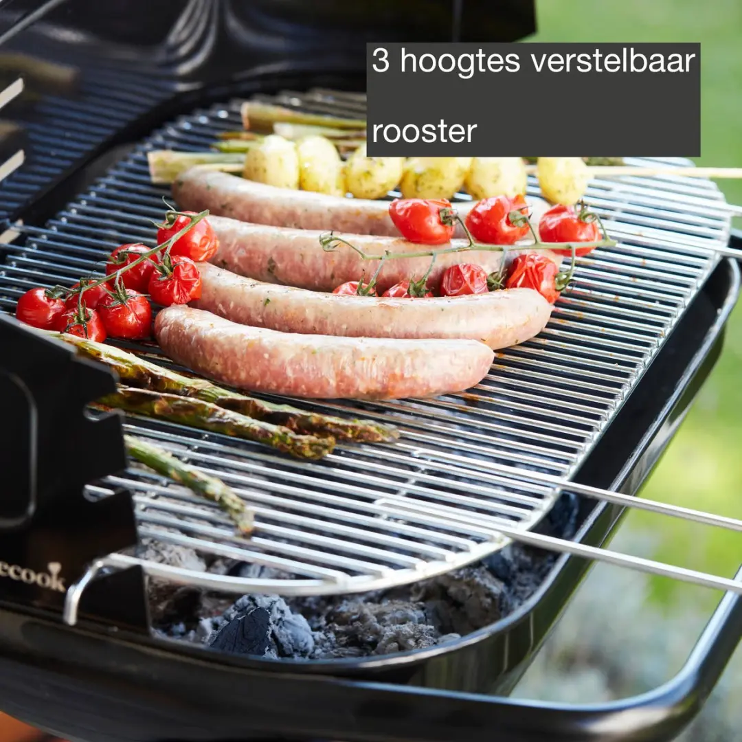 Barbecook Loewy 55 Houtskool BBQ - 55x33cm - Zwart