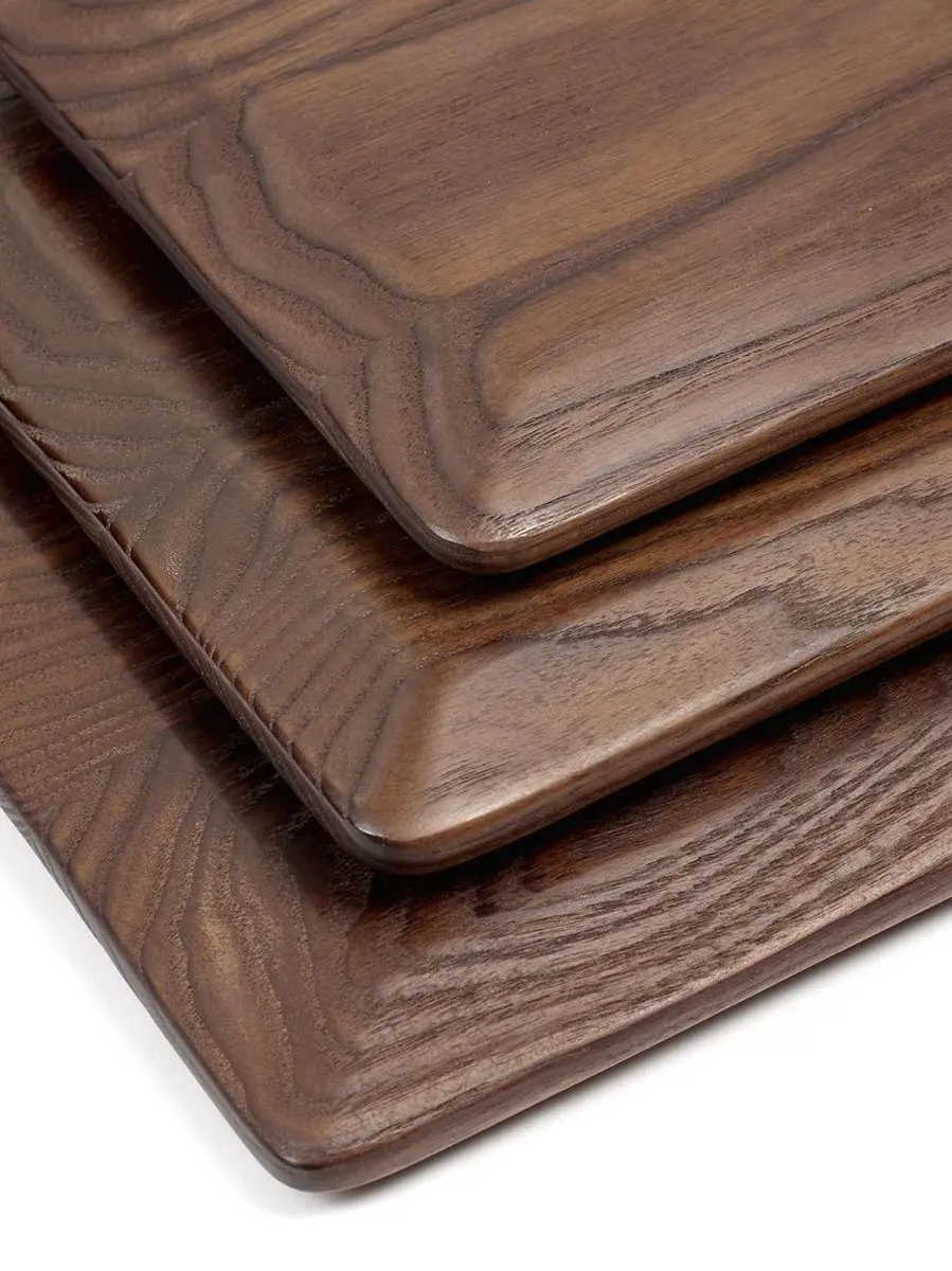 Serax Pure by Pascale Naessens Houten Snijplank 28,5x14cm - Bruin