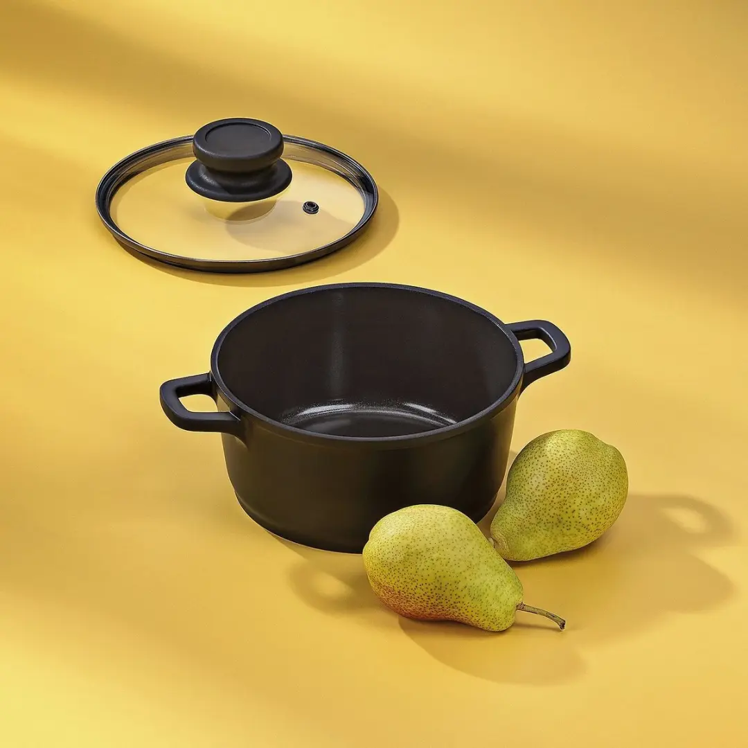Kela Atura Kookpan 1.0L - Zwart - PFAS/PTFE-vrij - 16cm