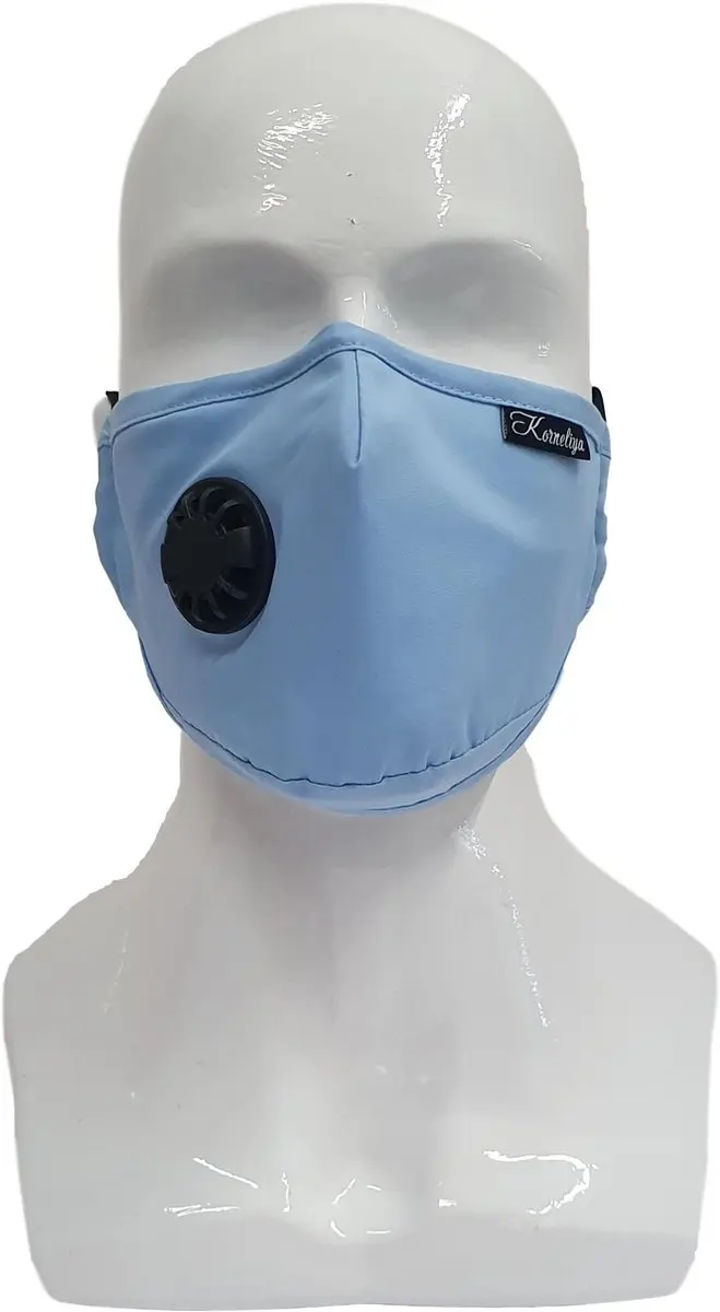 Korneliya Face Mask Licht Blauw