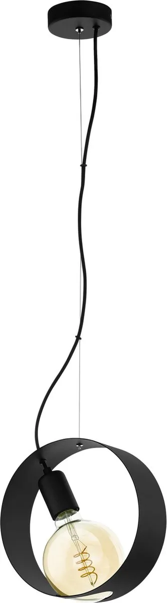 Eglo Maidenhead Hanglamp E27 - 1 Lichtpunt - Ø24cm - Zwart