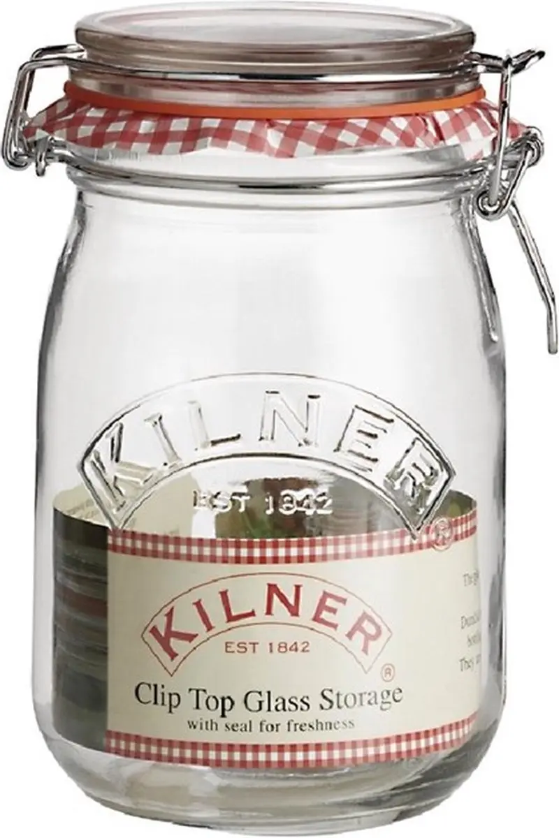 Kilner Weckpot Rond 1 Liter - Oranje