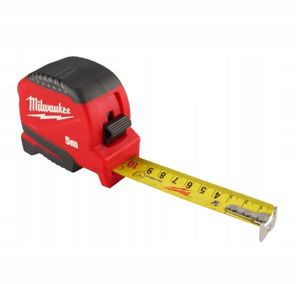 Milwaukee Rolbandmaat COMPACT 5m x 25mm - Zwart/Rood