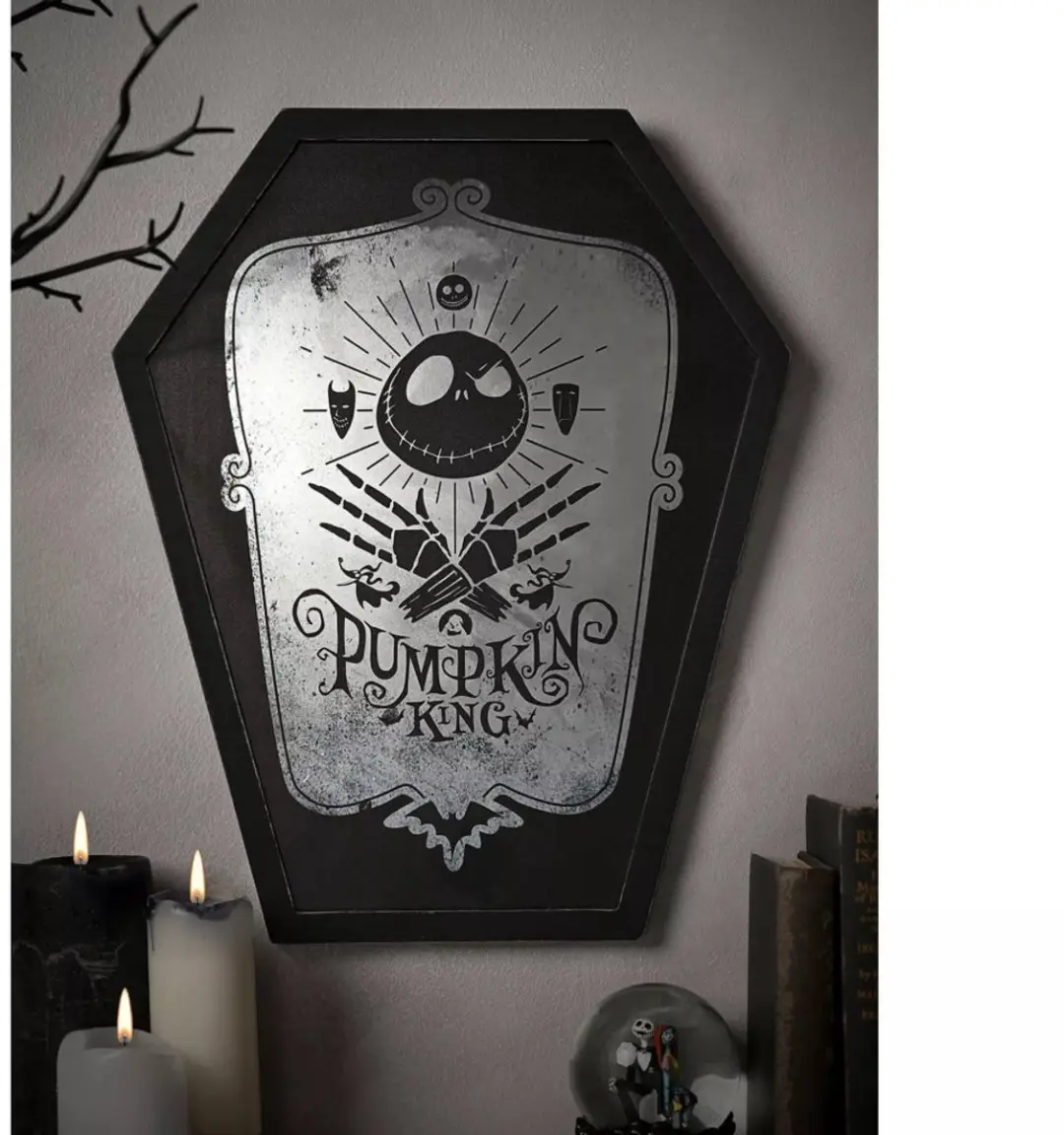 Disney Nightmare Before Christmas Wandbord Spiegel - Meerkleurig
