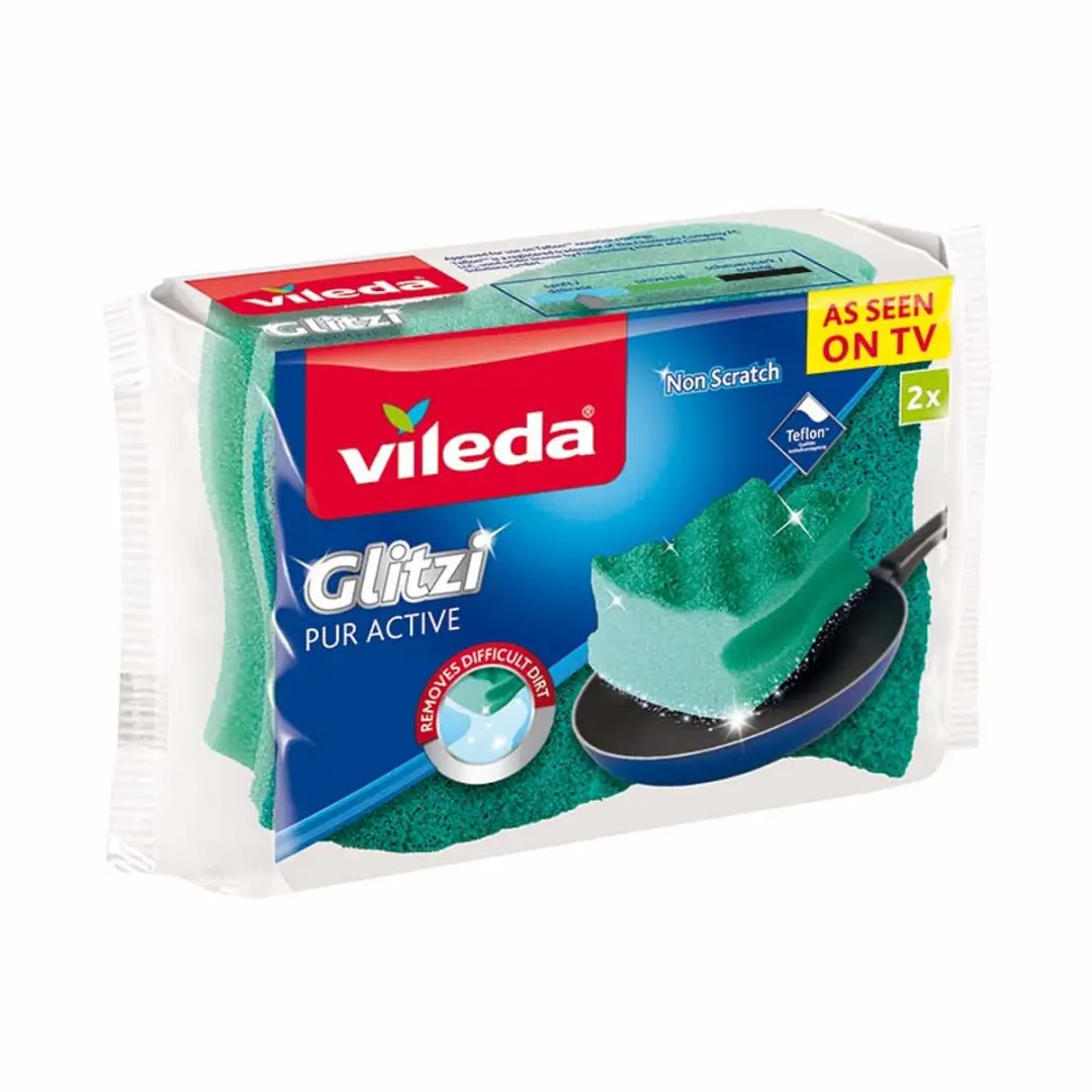 Vileda Pur Active Schoonmaakspons 9cm