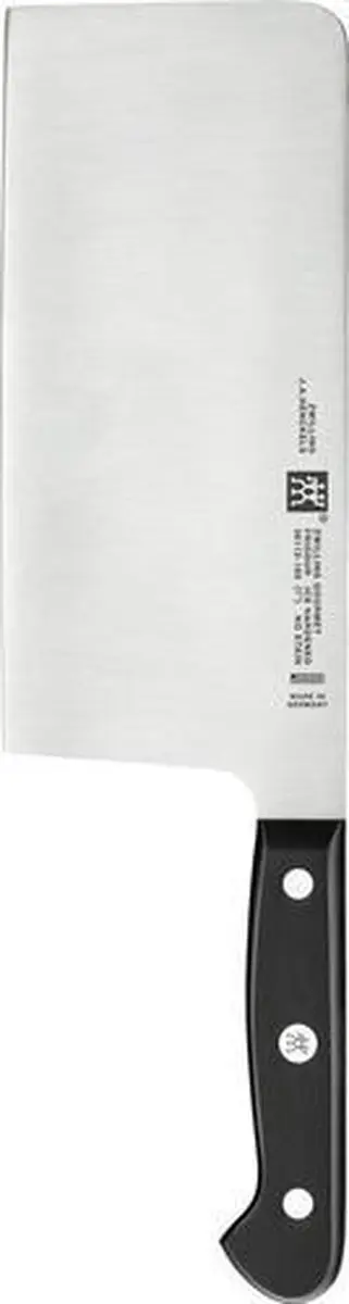 Zwilling Gourmet Chinees Koksmes 18cm - Zwart/Zilver