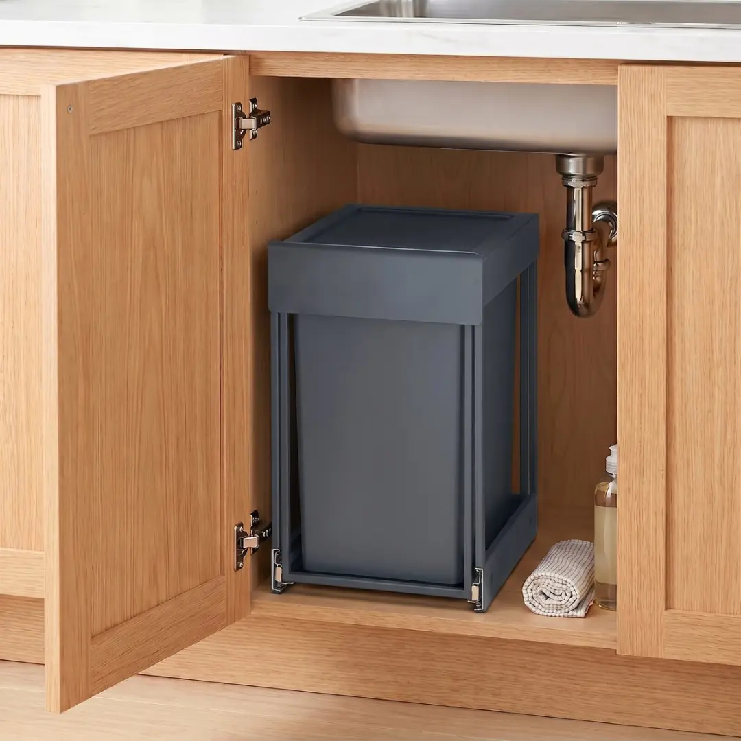Songmics Inbouwprullenbak 20L - Grijs