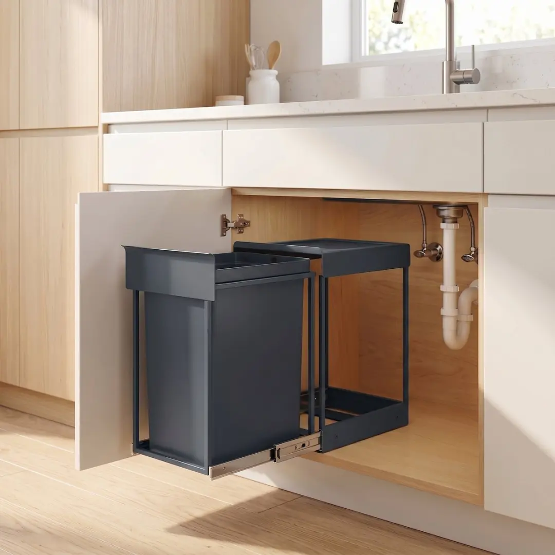 Songmics Inbouwprullenbak 20L - Grijs