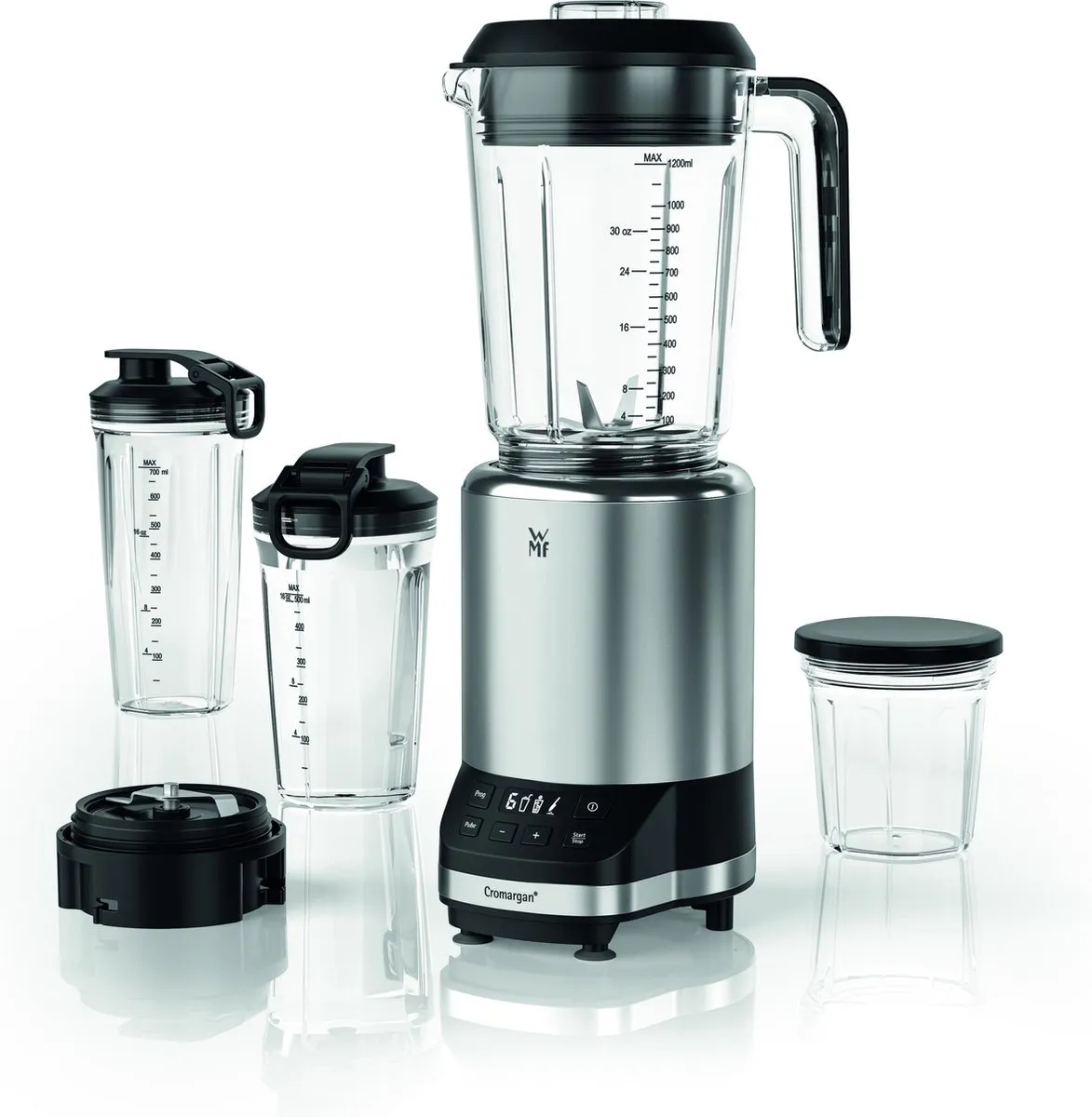 WMF KULT Pro Multifunctionele Blender 1200W - 6 Snelheden - RVS - afbeelding 6 van 6