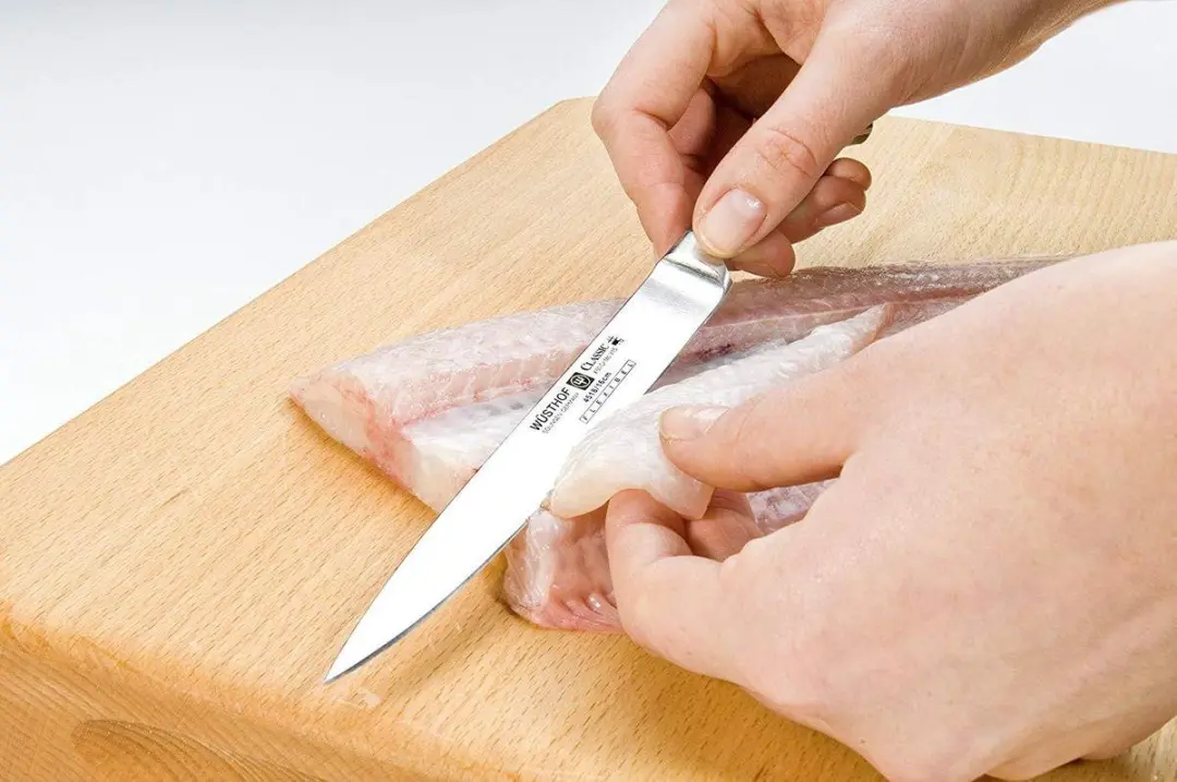 Wusthof Classic Visfileermes 20cm - Zwart