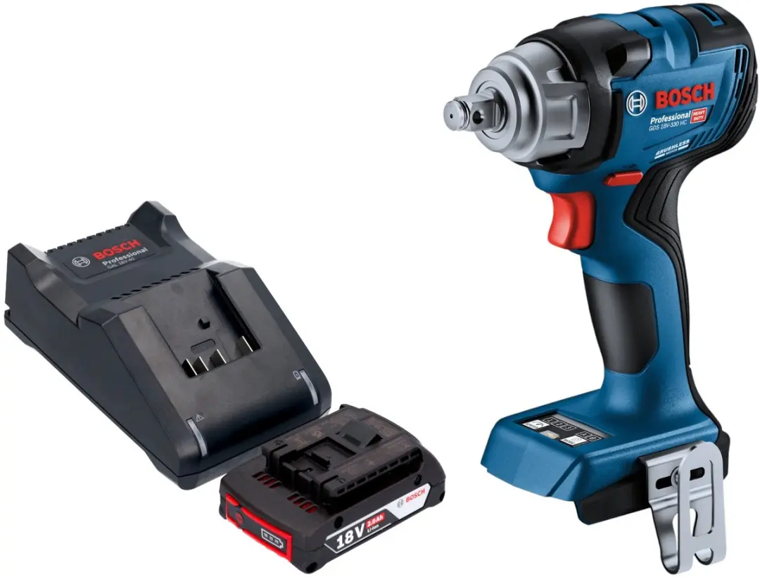 Bosch Professional GDS 18V-330 HC Accu-slagmoersleutel 330Nm