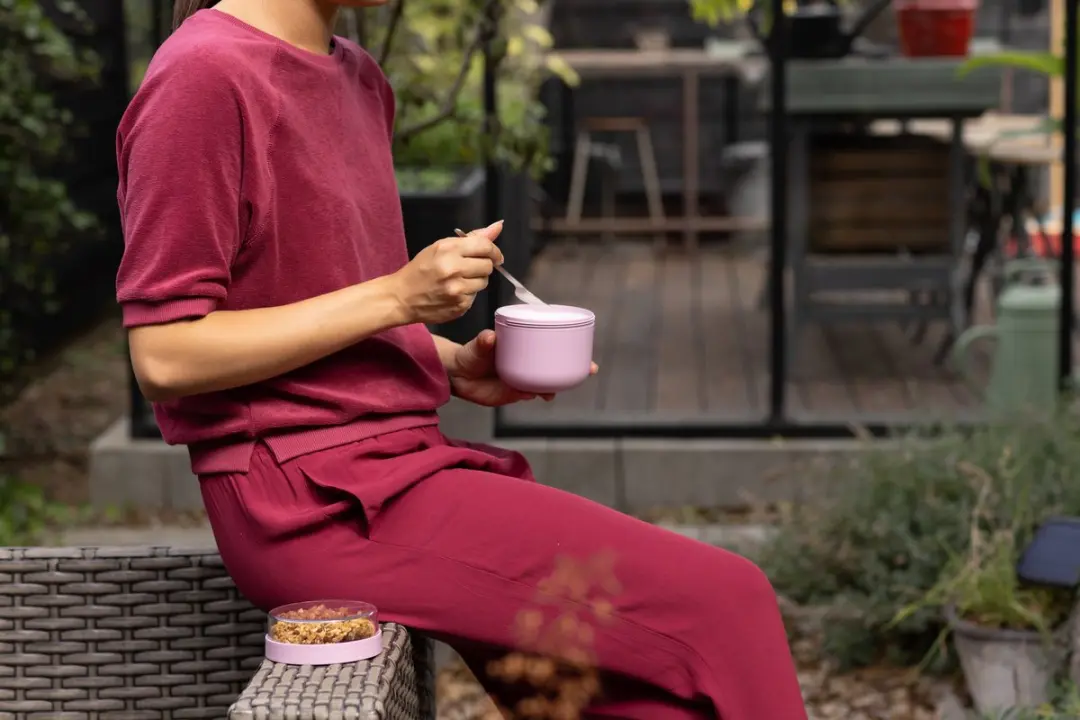 Brabantia Make & Take Yoghurtbeker To Go 500ml - Lilac Pink - afbeelding 6 van 6