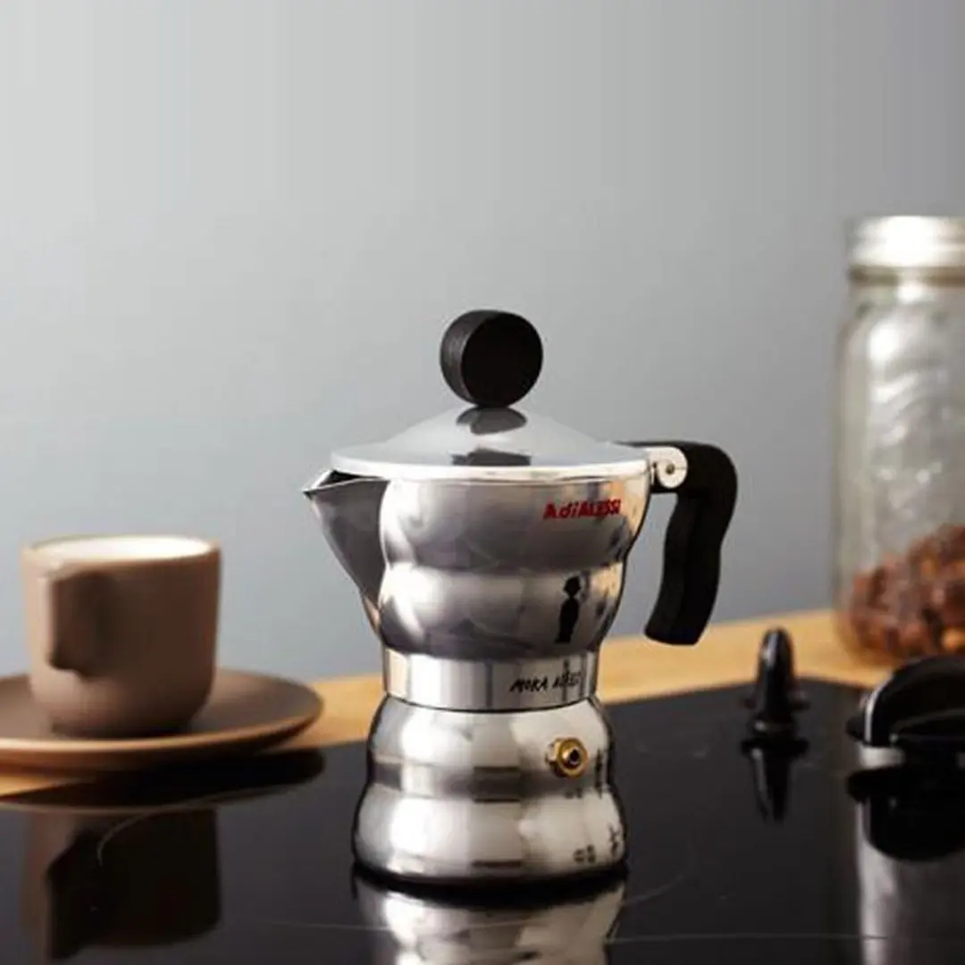 Alessi Percolator AAM33/3 - 3 Koppen - Zilver - afbeelding 2 van 6