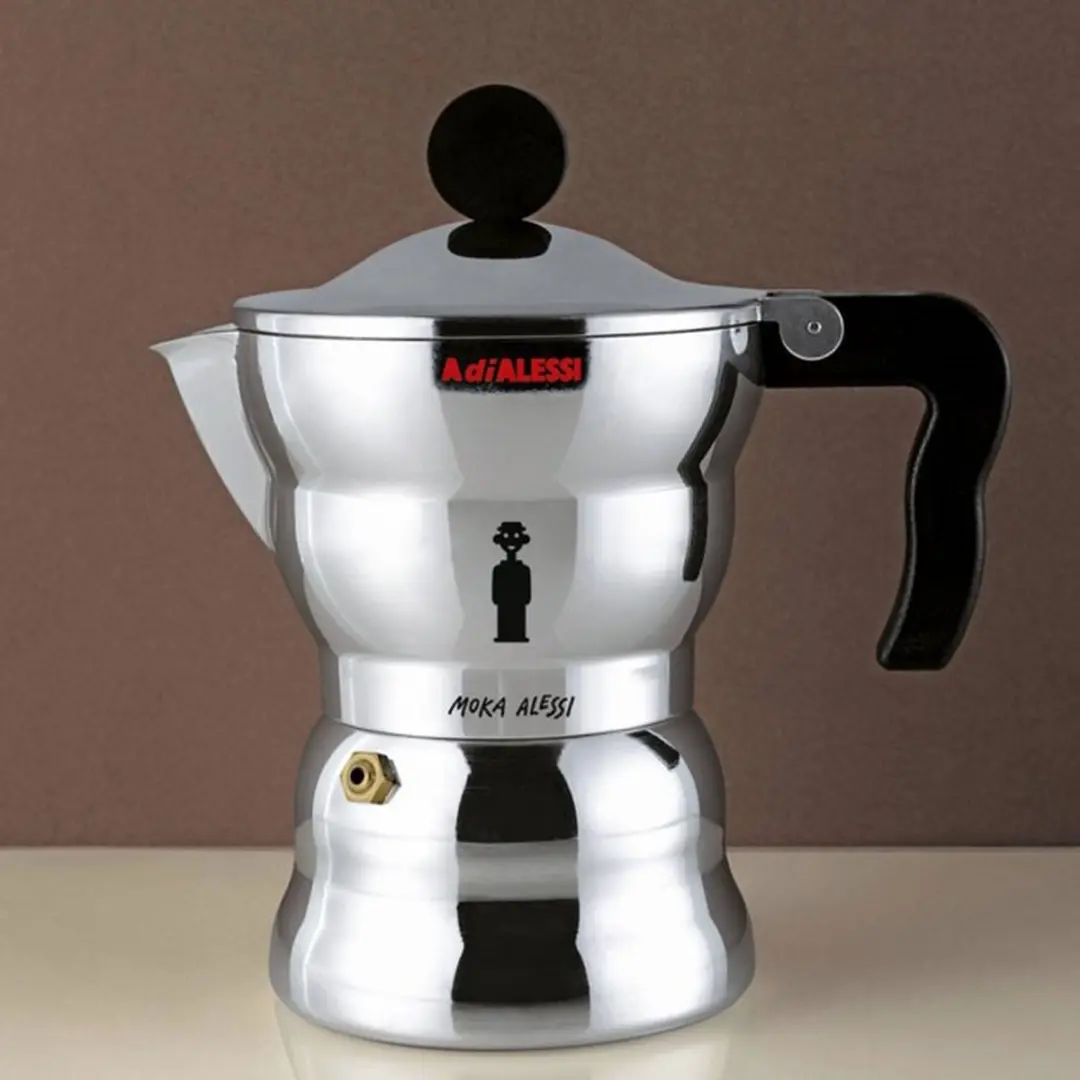 Alessi Percolator AAM33/3 - 3 Koppen - Zilver - afbeelding 3 van 6